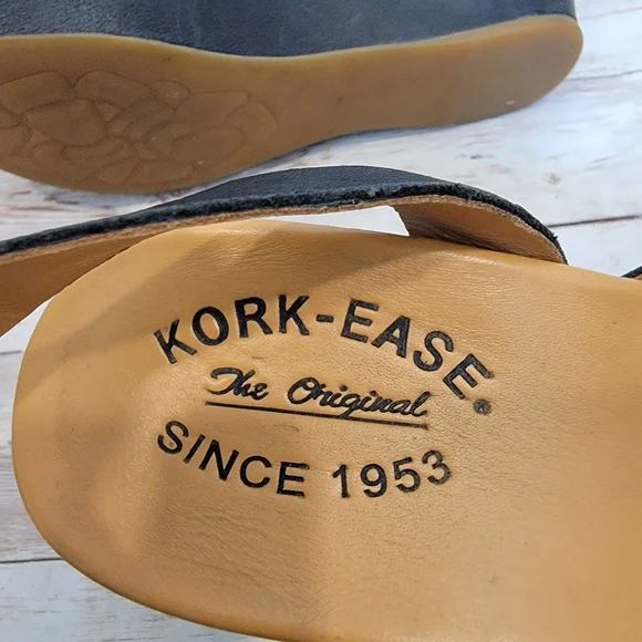 Kork-Ease Black Platform Sandals - Picture 12 of 13